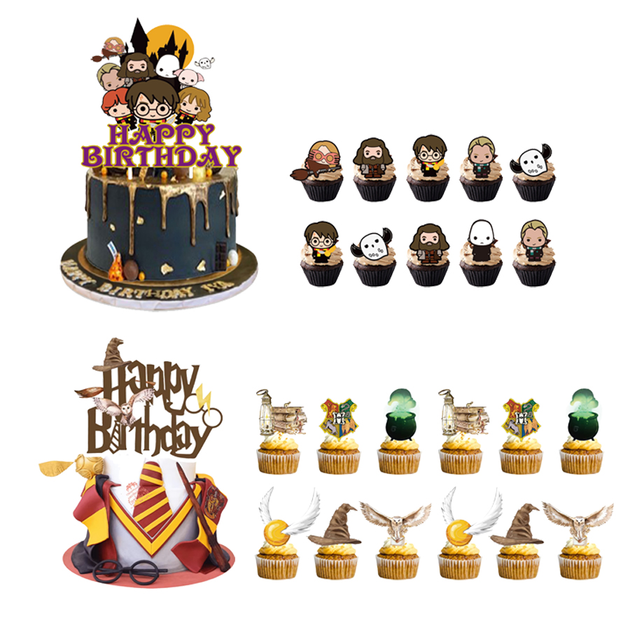 Harry Potter Cake Topper Party - Good Supply Wedding Cake recension och pris